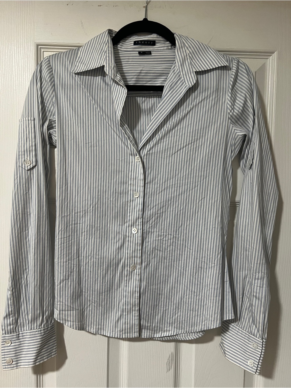 Theory Long Sleeve Button Up